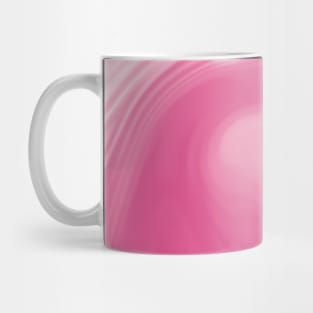 Pink and White Swirl Abstract Blur Mug